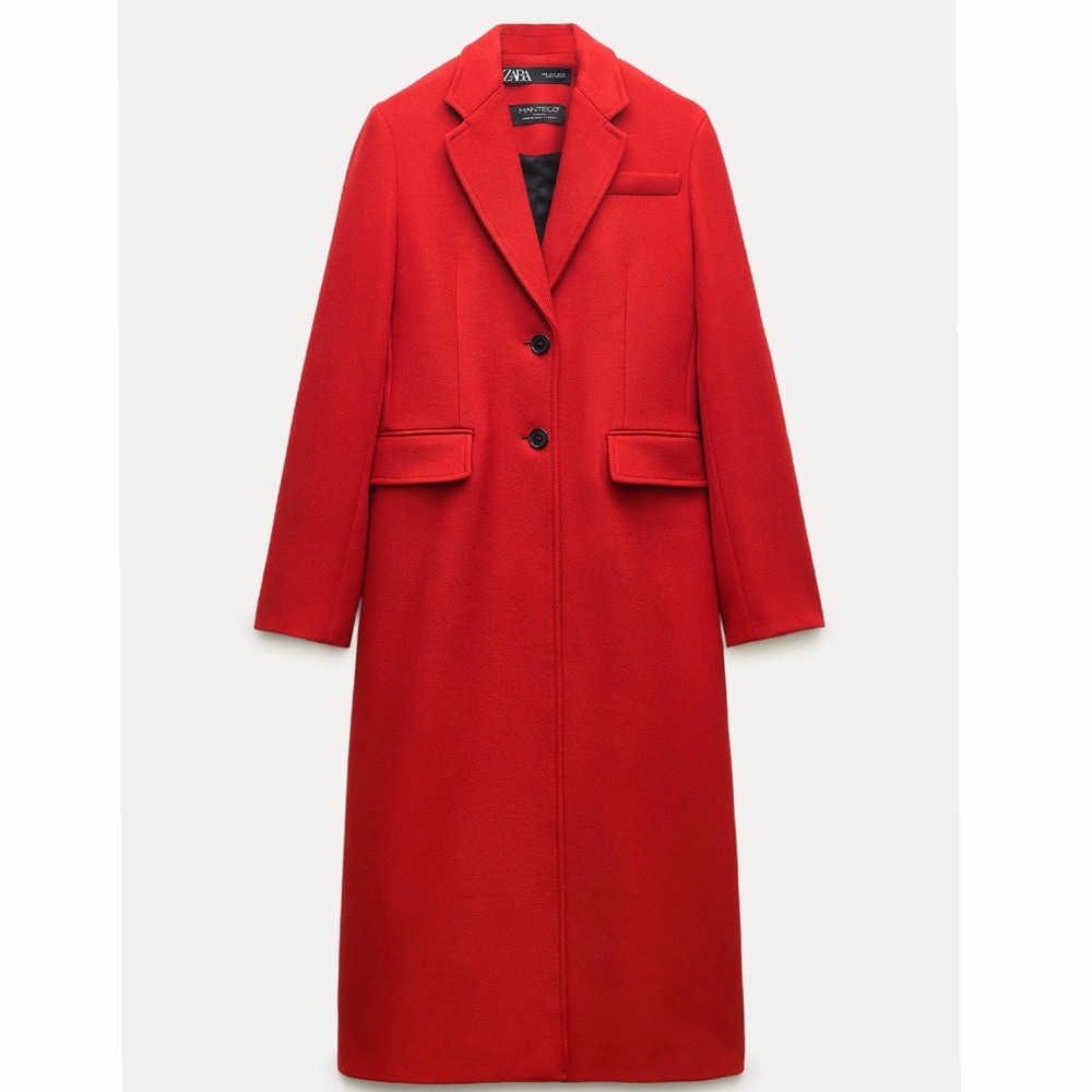 ZARA FITTED WOOL COAT ZW Collection
